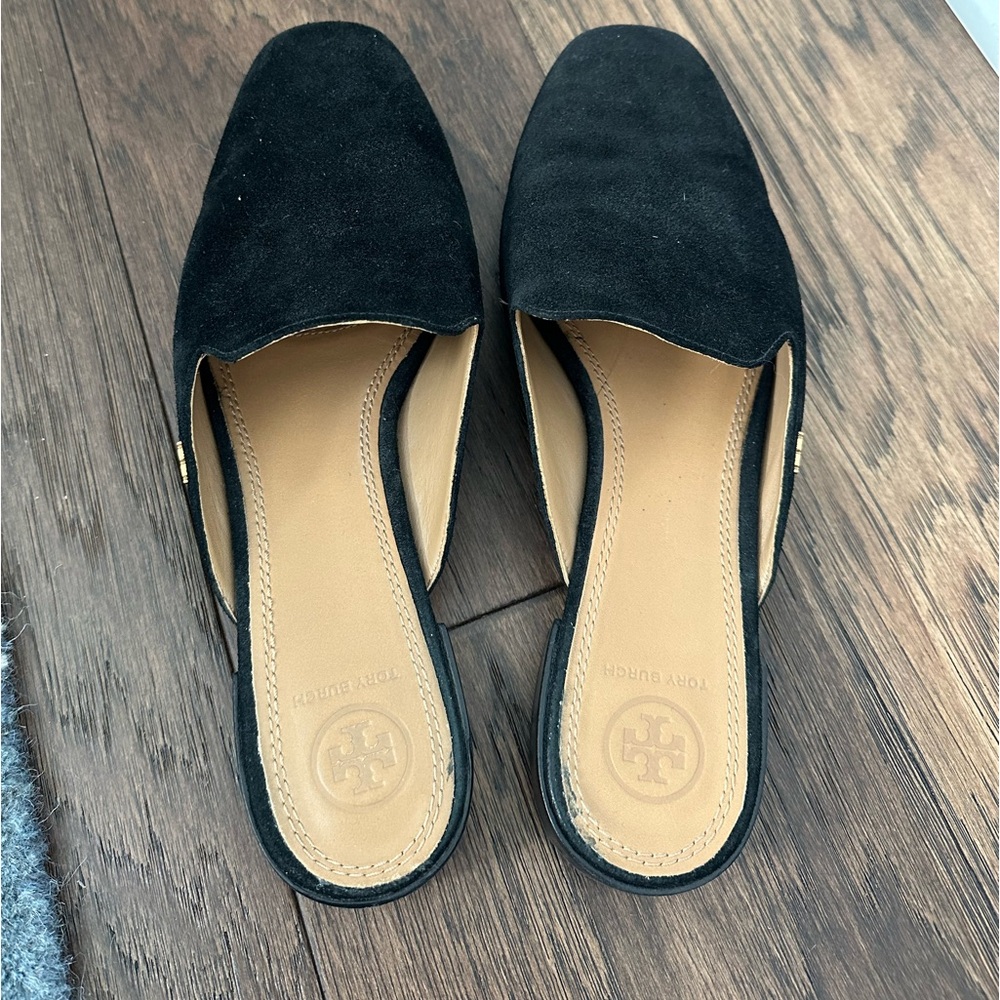 Tory Burch suede mules